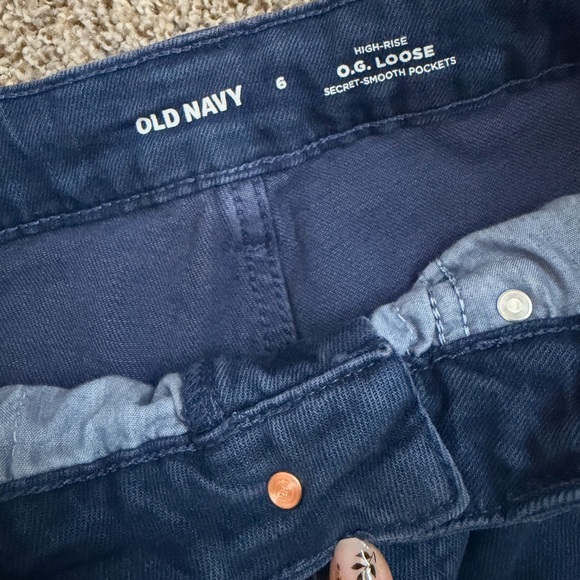 Old Navy Navy Blue Denim Pants - Picture 3 of 5